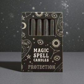 Magic Spell Kaarsen Zwart "Bescherming"