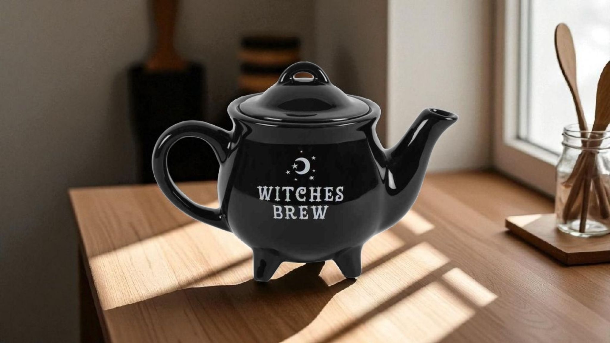 Witches Brew Cauldron Teapot