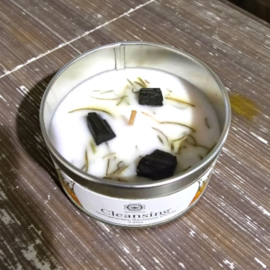 Sandalwood "Cleansing" Aromatherapy Gemstone Candle
