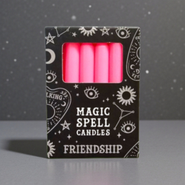 Magic Spell Kaarsen Roze "Vriendschap"