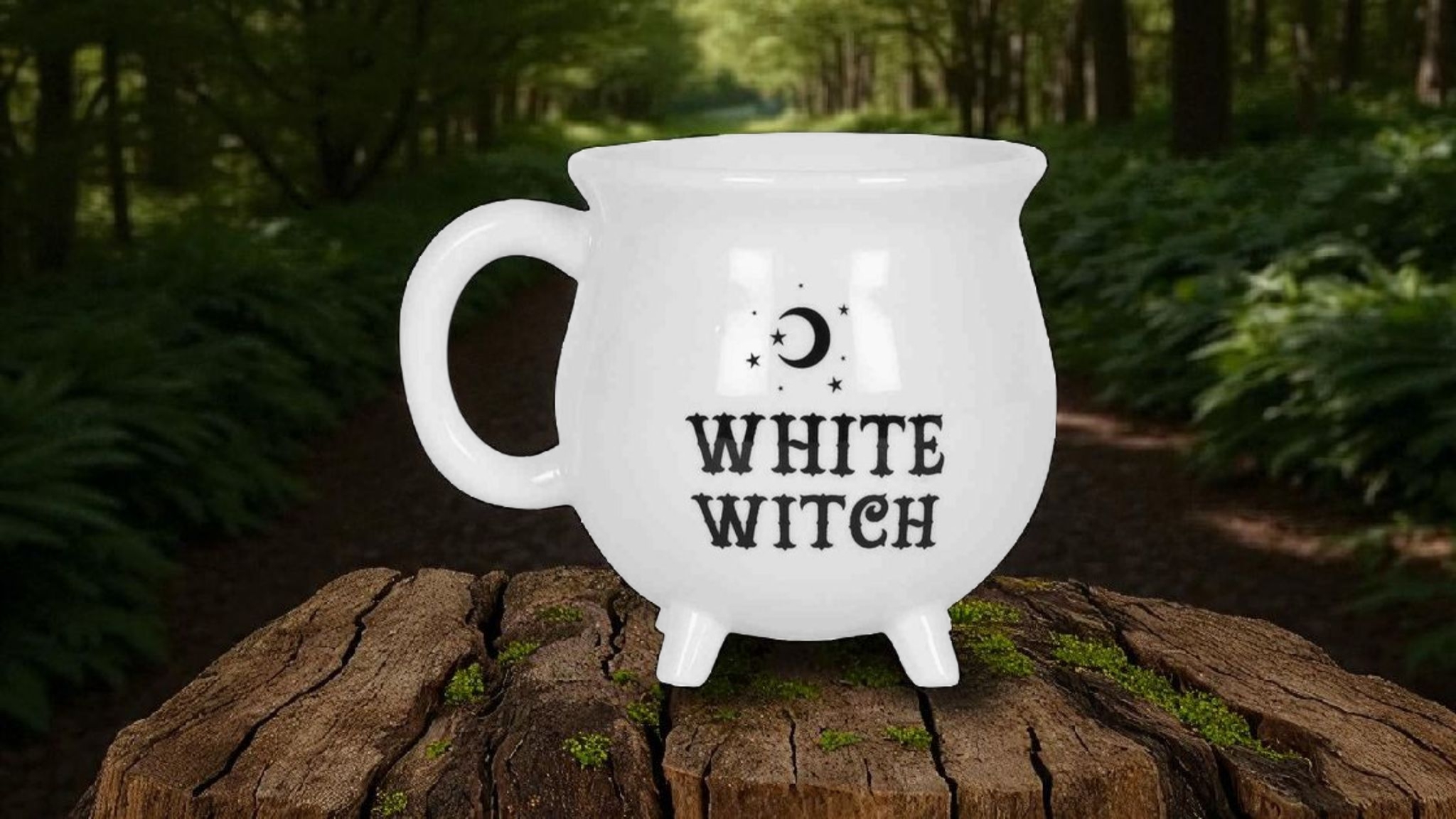 White Witch Cauldron Mug