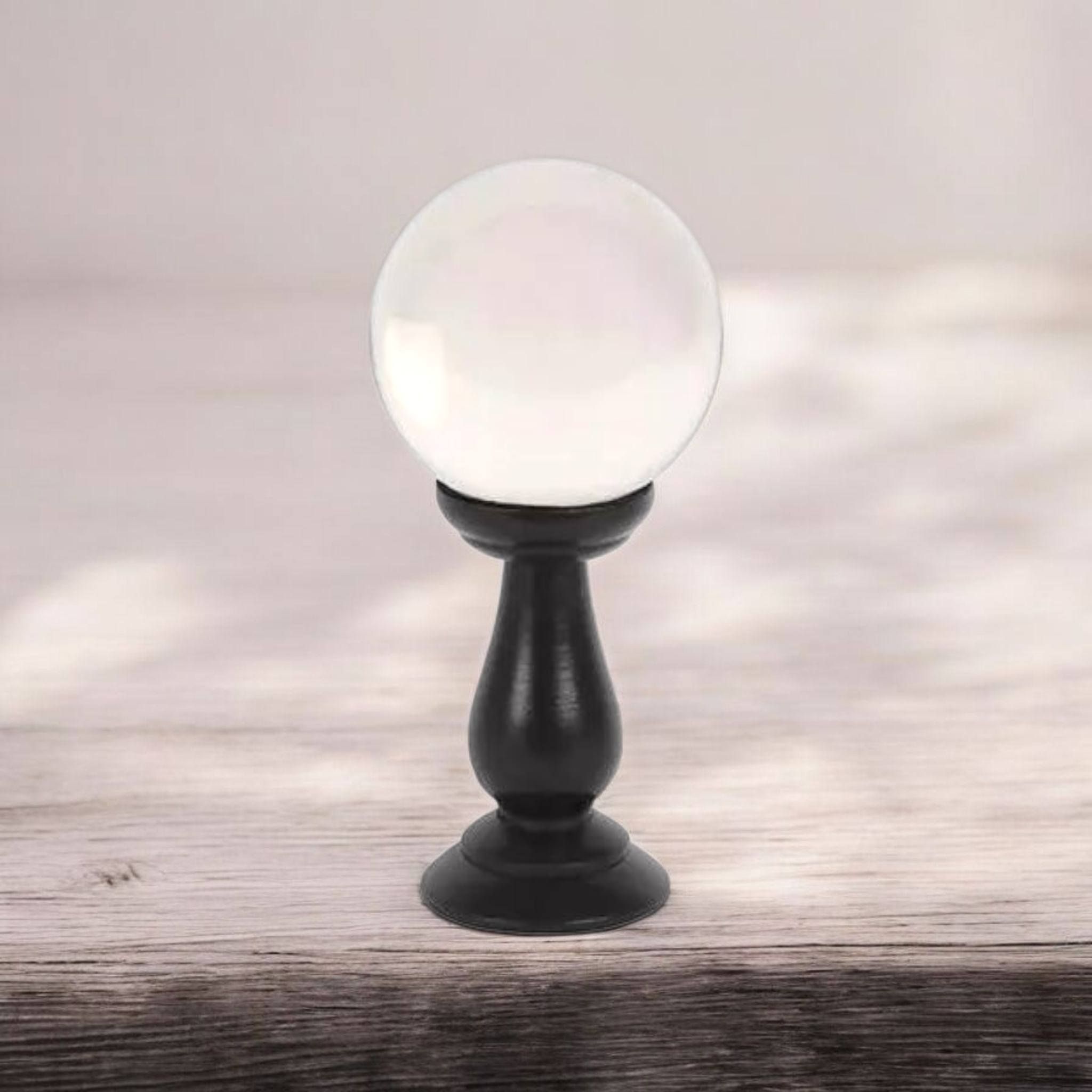 Clear Glass Crystal Ball