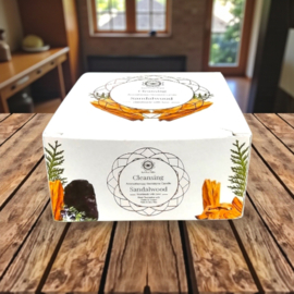 Sandalwood "Cleansing" Aromatherapy Gemstone Candle
