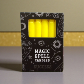 Magic Spell Kaarsen Geel "Succes"