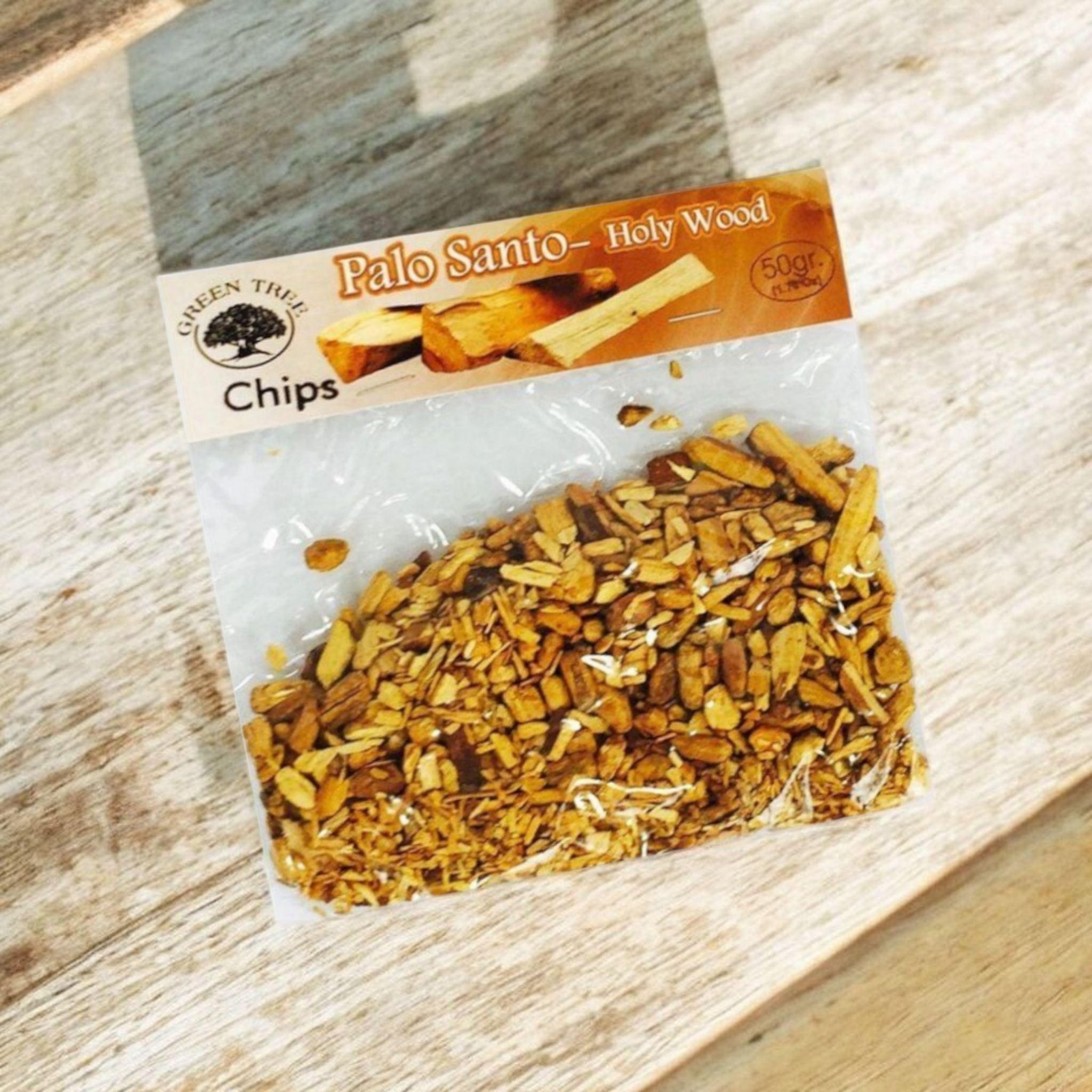 Palo Santo - Heilig Hout Wood Chips  50 gram
