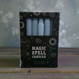 Magic Spell Kaarsen Licht Blauw "Peace"