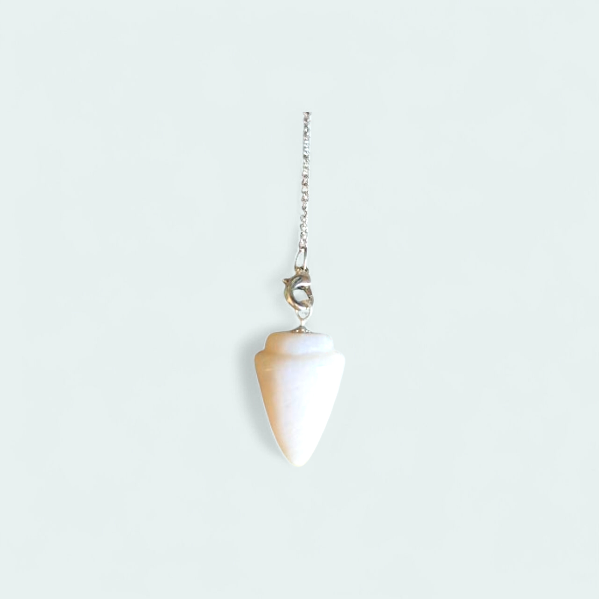 Gele Calciet Pendel met Chakra Ketting