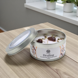Healing 'Lavender' Aromatherapy Gemstone Candle