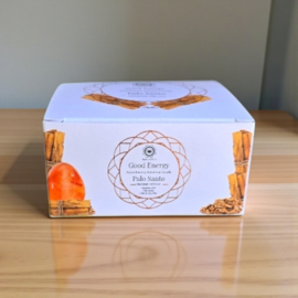 Green Tea "Good Energy" Aromatherapy  Gemstone Candle