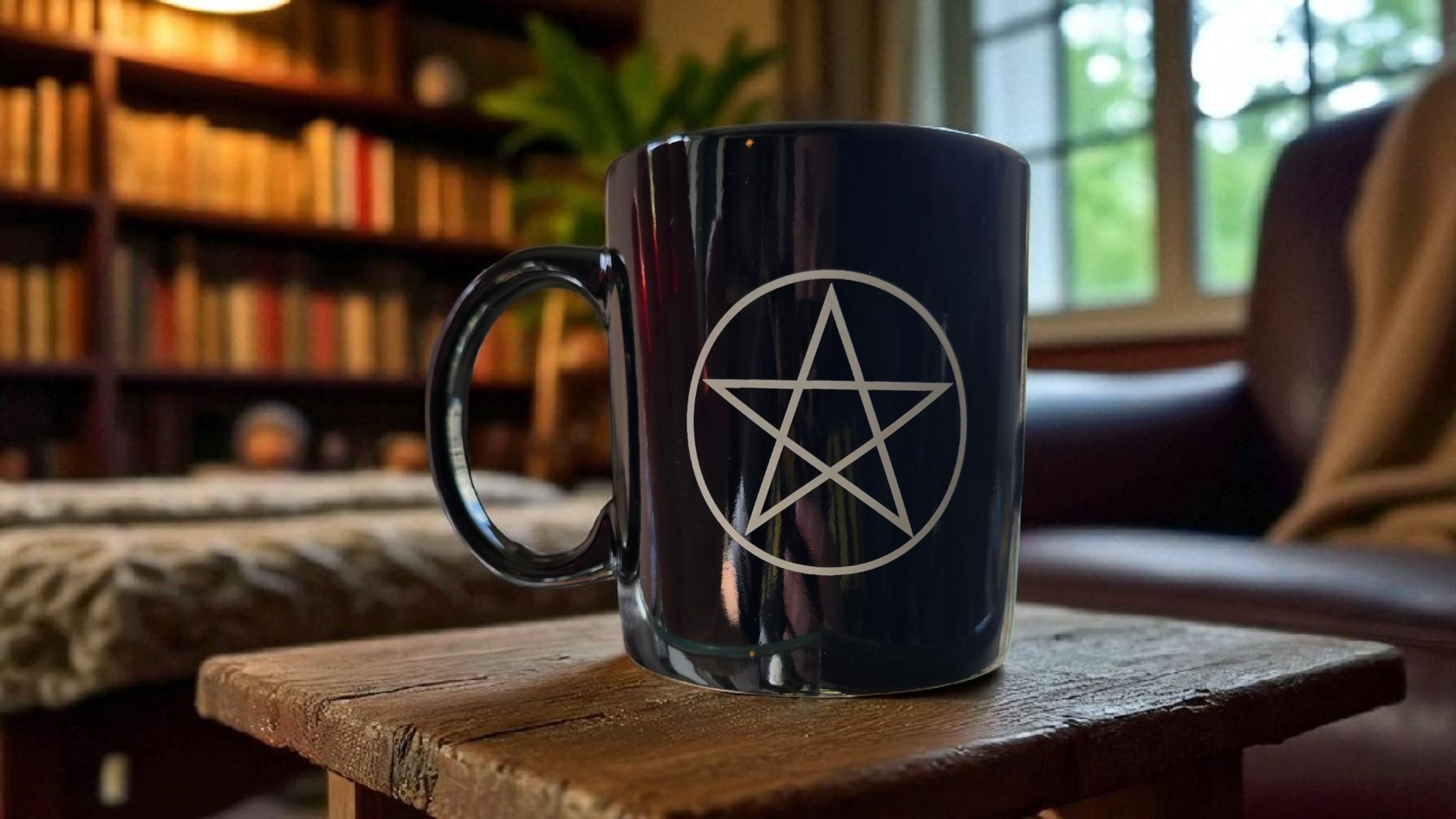 Black Magic Mug Pentagram