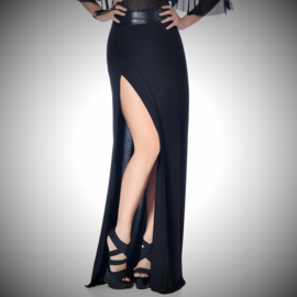 Saphir lycra lange rok