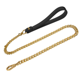 O-Ring Collar + Luxury Leash Black/Gold