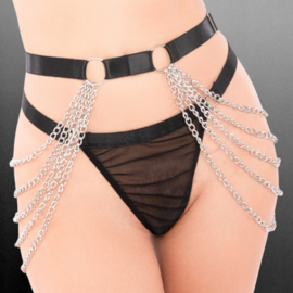 Kinky Diva – Chain Belt Black/Silver