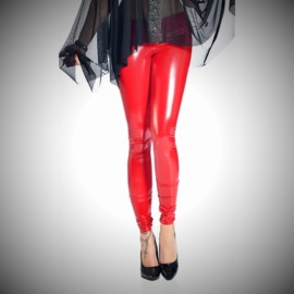 Vera vinyl legging rood