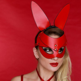 Bunny Mask – Red/Black/Gold