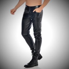 Joss faux lederen broek