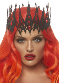 Glitter Die Cut Jeweled Crown