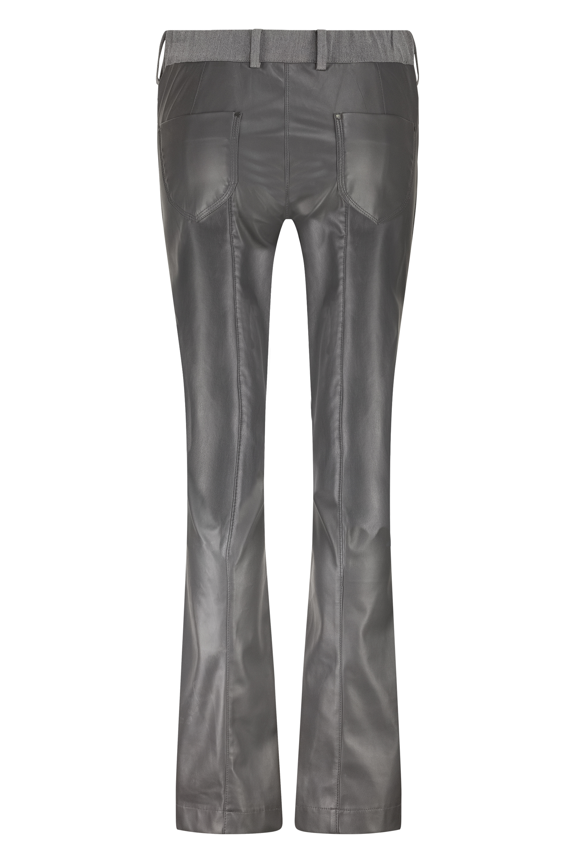 Zip73 flair pantalon Leather back grijs