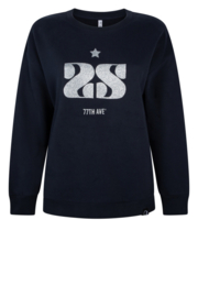 Zoso sweater lindsy zwart/goud