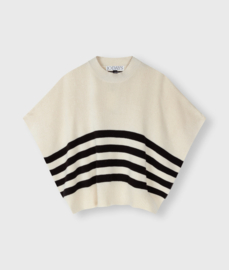 10 days sleeveless sweater stripes light safari