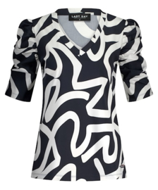 Lady day top Tigger keith blue