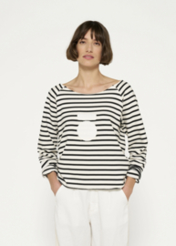 10 days cropped icon sweater stripes