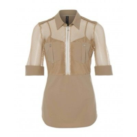 Zip 73 top caramel