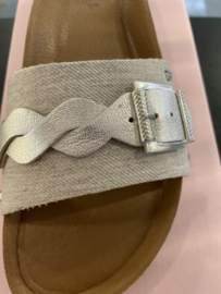 Dwrs slipper java denim grey/silver