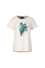 G-Maxx t-shirt Dafne off white/bermudablauw
