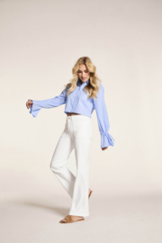 Para Mi pantalon Eve Color denim white