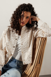 Tramontana bomber jacket light gold