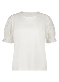 Tramontana top jersey brodery off white