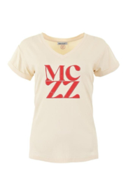 Maicazz tshirt samantha coconutmilk/sc red