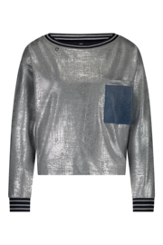 Zip73 sweater navy/denim