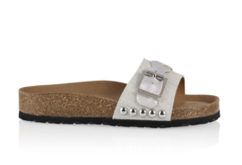 Dwrs slipper java denim grey/silver