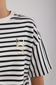 Nukus sweater Lotte stripe navy
