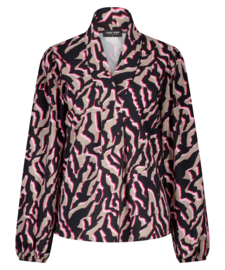 Lady day top Naomi zebra print