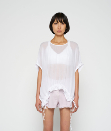10 days shortsleeve blouse voile - wit