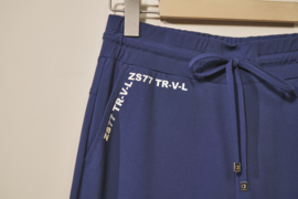 Zoso short Fleur donkerblauw