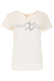 Maicazz t-shirt yssa offwhite-silver