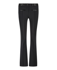 ZIP73 flair Leather back black