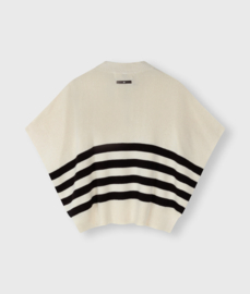 10 days sleeveless sweater stripes light safari