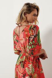 Tramontana jurk blooming floral stich