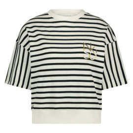 Nukus sweater Lotte stripe navy