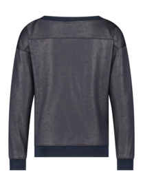 Zip73 sweater blauw