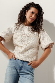 Tramontana balloon sleeve top