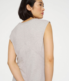 10 days dress easy sleeveless light grey