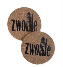 Onderzetters Zwolle (2 stuks)