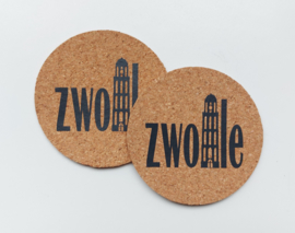 Onderzetters Zwolle (kurk en hout)