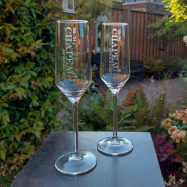 Champagneglas persoonlijk
